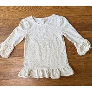 Matilda Jane Girls' Star Print Ruffled Top Size 4